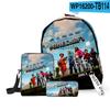 Nuevo Producto 3D Xinying Película Juego de Tres Piezas Bolso de Hombro Estuche para Lápices Mochila