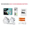 Nebulizador Personalizado para Uso Doméstico, Grau Médico, Silencioso, Grande Volume de Névoa, Micromalha Piezoelétrica, Portátil, Modelo Recarregável para Crianças