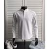 Camiseta Americana de Manga Comprida Masculina Cleanfit Trendyy Roupa Íntima 2025 Nova Waffle Solta Casual Top