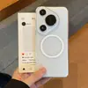 Adequado para Capa de Celular Huawei Pura80Pro Nova Yin Yao P70Ultra Magnética Alta Transparência PC Anti-Queda Capa Protetora