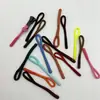 Fábrica de Dongguan tirador de cremallera recubierto de silicona de 2 mm, tirador de cremallera con forma de 9 recubierto de resina, cordón tirador de cremallera, mango de accesorio para ropa