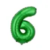 Globos Digitales de 32 pulgadas Empacados Individualmente, Decoraciones de Cumpleaños Versión Americana, Globos Decorativos Flotantes de Papel de Aluminio con Helio