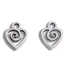 Accesorios para Joyería de Aleación DIY Colgante de Corazón Espiral Multicolor Venta Caliente Transfronteriza Colgante Decorativo para Collar Pulsera Pendientes
