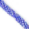 Cuentas de Vidrio Facetadas con Forma de Lágrima y Agujero Recto de 5*7mm Hechas a Mano para Bricolaje Accesorios de Abalorios Color Cristal AB Chapado Materiales Cuentas Sueltas