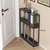 Organizador de Paraguas de Esquina para Pared del Hogar Recomendado para la Entrada Portaparaguas con Drenaje de Agua Estante para Paraguas Largos de Gran Capacidad
