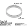 Misterio y Elegancia: Diseño de Nicho Anillo de Acero Inoxidable Negro y Blanco con Circonita Colgante de Cruz Juego de Anillos Multicapa en Forma de V