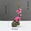 Decoração de Apresentação de Pratos de Restaurante de Hotel com Flores e Plantas, Decoração de Bandeja de Sashimi e Frutos do Mar, Guarnição de Sushi Japonês, Enfeites Criativos