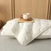 Funda de Almohada Antisalivación Clase A Toalla Anti-Aceite de Cabeza Cubierta Interior del Núcleo de Almohada Par de Fundas de Almohada de Hotel B&B Capa de Aislamiento a Prueba de Sudor