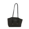 Design de Nicho Feminino para o Dia a Dia 2025 Nova Tendência Retrô Moda Bolsas de Ombro Elegantes Cor Têxtil Contraste de Costura Bolsa Tote