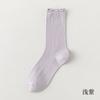 Calcetines Apilados Calcetines de Media Caña para Niños Verano Malla Fina Algodón Puro Sin Costuras Calcetines de Luna Verano Encaje Auricularia Calcetines de Hielo