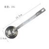 Colher de Café Ouro Rosa Aço Inoxidável 30ML Colher de Medida Colher de Medida de Cozinha Colher de Medida para Leite em Pó 15ML Colher para Pó de Fruta em estoque