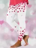 Exclusivo Transfronterizo Estampado Digital 3D Patrón de Corazón Estilo Europeo y Americano Pantalones de Mujer Verano Delgados Cortos para Mujer Personalizables con Imágenes