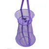 Red de linterna malla de nailon malla de alambre de acero bolsillo de red para peces engrosado bolsa para peces vivos bolsa de protección para peces pesca multifuncional bolsa de peces plegable