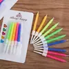 Amazon Transfronteiriço estilo ins vela de aniversário colorida pequena ventosa decoração de bolo com rosca festa panificação diy inserir