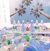 Botella pequeña bricolaje comida y juego botella de vino tienda de conveniencia bolsa ciega de dibujos animados accesorios de joyería de resina luminosa decoración de joyería ins