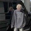 Camiseta básica de algodón puro para hombre, cuello redondo, manga larga, diseño simple y elegante estilo Ins para otoño, versátil para jóvenes