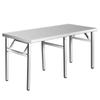 304 Aço Inoxidável Extra Espesso Pernas de Mesa de Desktop Bancada Dobrável Cozinha Lanches Comerciais Armazenamento Portátil Bancada de Carro