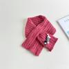 Cachecol de Tricô Feminino para Outono e Inverno com Estampa de Cachorrinho Fofo, Amigável para Estudantes, Aquecedor de Pescoço de Tricô Cruzado Fofo à Prova de Vento e Quente de Inverno