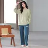Pijama Feminino de Viscose Stretch para Primavera, Gola Redonda, Amigo da Pele, Macio, Solto, Conjunto Casual para Casa Feminino, Novo Modelo 2026