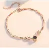 100 Idiomas Te Amo - Pulsera Te Tengo para Mujer, Estilo Celebridad de Internet, Sencilla y Personalizada, Estilo Bosque, Regalo Personalizado para el Día de San Valentín