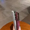 Compatible con Samsung S26 Ultra, funda de teléfono con soporte giratorio y textura de tela tecnológica, funda protectora anti-caídas de cobertura total para S25 Ultra