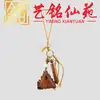 Mini espada de madera de azufaifo alcanzada por un rayo, cadena para teléfono, llavero, colgante, artesanía de madera Yiming Xianyuan, decoración para bolso