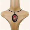 1 Pieza Moda Elegante Collar con Colgante de Hongo Venenoso Rojo Joyería Creativa Regalo Día del Árbol