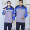 Jaqueta Acolchoada de Algodão de Inverno Masculina e Feminina Espessa Resistente ao Desgaste Roupas de Algodão para Trabalhadores de Saneamento Roupa de Trabalho Jardim Fábrica Oficina Refletiva Simples/Dupla Roupas de Proteção do Trabalho