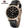 Forsining Popular Moda Casual Europea y Americana para Hombre Calendario Tourbillon Reloj Mecánico Semiautomático Provincia de Guangdong