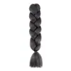Trenzas Grandes de Fibra Sintética de Comercio Exterior, Trenzas de Colores, Peluca, Cabello para Trenzas Jumbo, Rastas Africanas, Cabello para Crochet