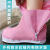 Cubierta de zapatos de lluvia de tubo alto para niños con dibujos animados lindos para niños y niñas, zapatos impermeables a prueba de arena, zapatos gruesos resistentes al desgaste para niños de escuela primaria, bebés
