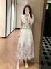 Vestido de Renda, Novo Estilo, Estilo Francês, Vestido Suit de Luxo Leve