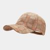 Boné de beisebol de outono masculino Hip-Hop Moda Casual Chapéu de sol Marca feminina na moda Rosto liso Boné curvo pequeno
