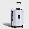 Maleta Trolley Multifuncional de 20 pulgadas con Carga USB, Cierre Frontal con Cremallera, Portavasos, Candado de Contraseña, Estuche de Viaje Duradero
