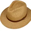 Amazon Sombrero de Paja Jazz Sombrero Fedora de Hombre Sombrero Vaquero Sombrero Tejido a Mano Sombrero de Paja Panama Sombrero Fino de Paja de Papel