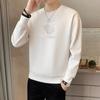Sudadera de manga larga para hombre 2024 Otoño Nueva Moda Cabeza de Tigre Sello de Acero Delgada Manga Larga Moda Marca Ropa de Otoño para Hombre