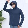 Ropa de protección solar con capucha para hombre, transpirable, de verano, para exteriores, de secado rápido, con protección UV, para mujer