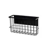 Estante Magnético de Almacenamiento Lateral para Refrigerador Transfronterizo Caja de Almacenamiento de Papel Film y Toallas de Papel de Cocina Estante de Almacenamiento sin Taladro Montado en Pared