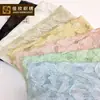 Vestido de verano tela de vestido bordado plano Hoja de Arce tela con bordado de malla tela con bordado tridimensional