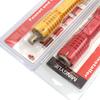Llave de tuercas para tornillos de fregadero de calentador de agua doméstico transfronterizo Llave de tubo de montaje y desmontaje de doble cabeza roja y amarilla