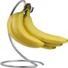 Suporte de Banana Pendurado para Casa, Prato de Frutas para Mesa de Jantar, Prato de Frutas Banana Pendurado com Ganchos, Design Criativo