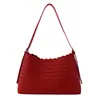 Bolsos Tejidos de Nicho Transfronterizos para Mujer, Nuevo Estilo de Moda Sencillo y de Alta Gama Bolso de Hombro, Versátil Bolso de Hombro y Cruzado para Viajes