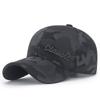 Roupas Novas de Primavera e Verão Tecido Camuflado Boné de Baseball Cor Natural Bordado Estéreo Viseira Solar Casual Boné com Aba Mesmo Estilo para Homens e Mulheres