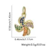 Venta Caliente Transfronteriza Joyería para Mujer con Microincrustación de Cobre Colgante Pequeño de Color Estilo Lujo Ligero Collar Versátil Joyería
