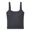 26 Camisola Térmica de Lana de Oveja Otoño/Invierno con Copas Fijas Integradas, Capa Interior para Calentar y Abrigarse