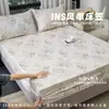 Juego de cama de verano fresco estilo pastoral floral con sábana bajera, colcha individual, funda de almohada, protector de colchón, funda protectora, ropa de cama