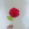 Rosas tejidas a mano terminadas flores artificiales flores tejidas flores hechas a mano diy tejido de lana crochet casero ramo