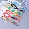 Etiqueta Tejida de Doble Capa Bloqueo de Color Cordón para Teléfono Etiqueta de Cuerda Colorida Colgante Cordón para Unidad USB Colgante Pequeño Antiperdida para Teléfono