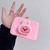 Monedero dulce y lindo estilo coreano redondo rectangular loopy Little Beaver KT gato audífono cambio tarjetero