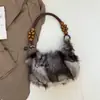 Bolso Relleno para Mujer Otoño e Invierno 2025 Nuevo Bolso de Moda de Gran Capacidad para Mujer Bolso de Hombro de Felpa Sencillo y Casual